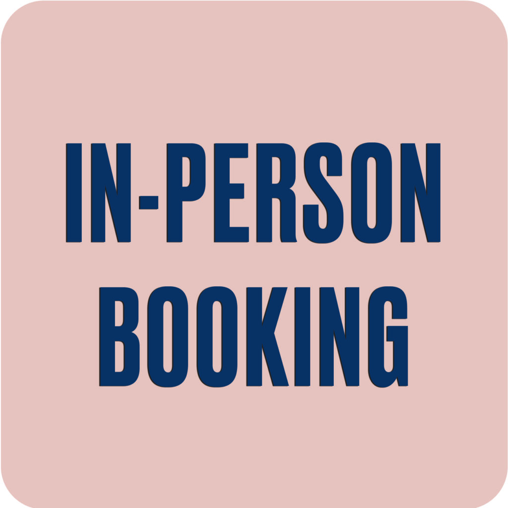 In-Person booking for IEF Conference