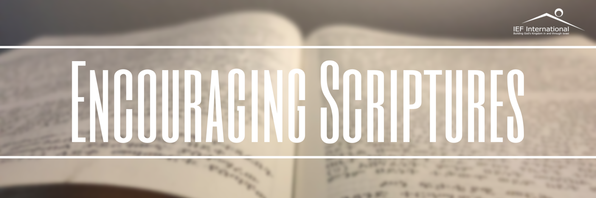 Encouraging Scriptures