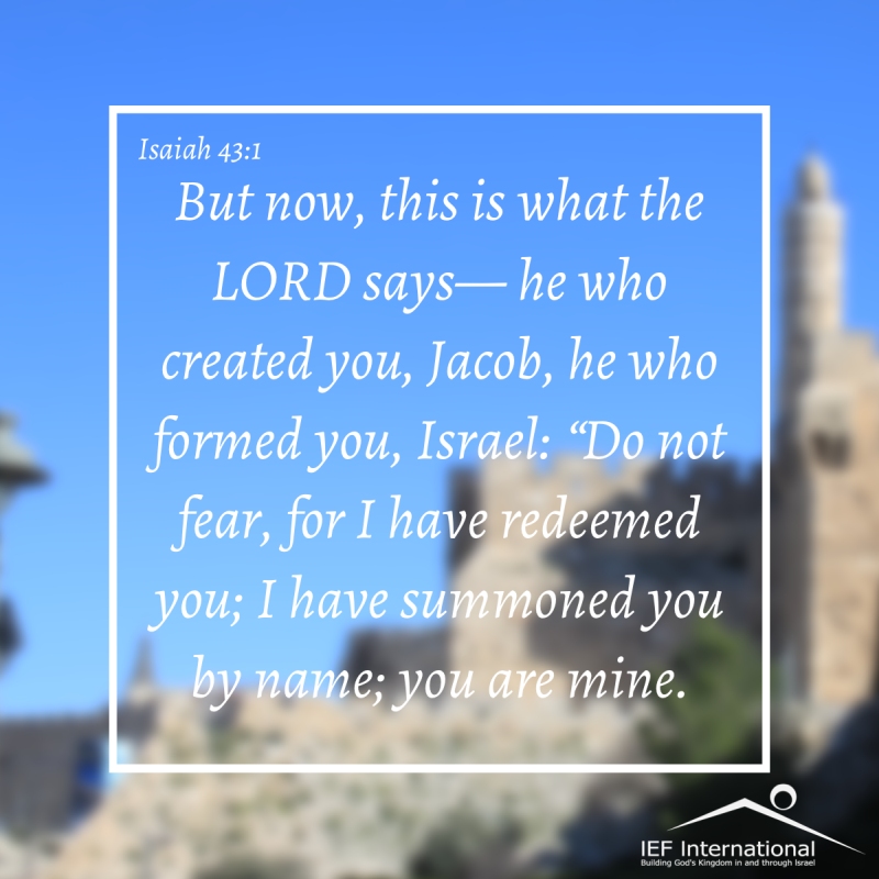 Encouraging Scriptures from Israel