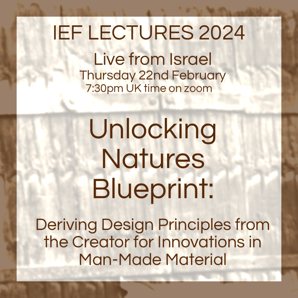 IEF Lectures from Israel
