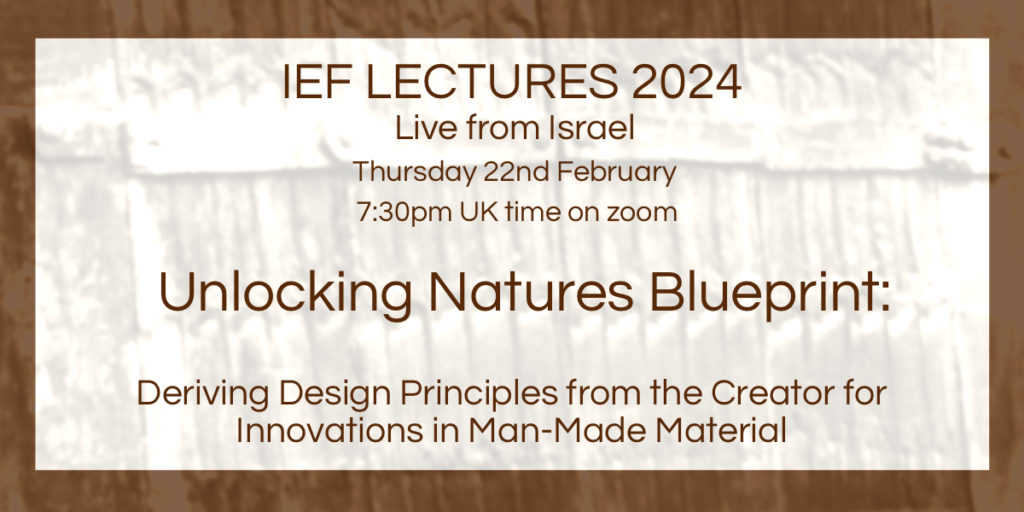 IEF February Lecture 2024 live from Israel