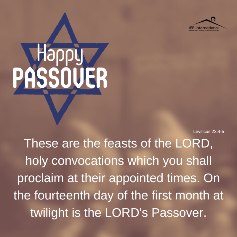 Encouraging Scriptures from Israel Passover and Pesachac