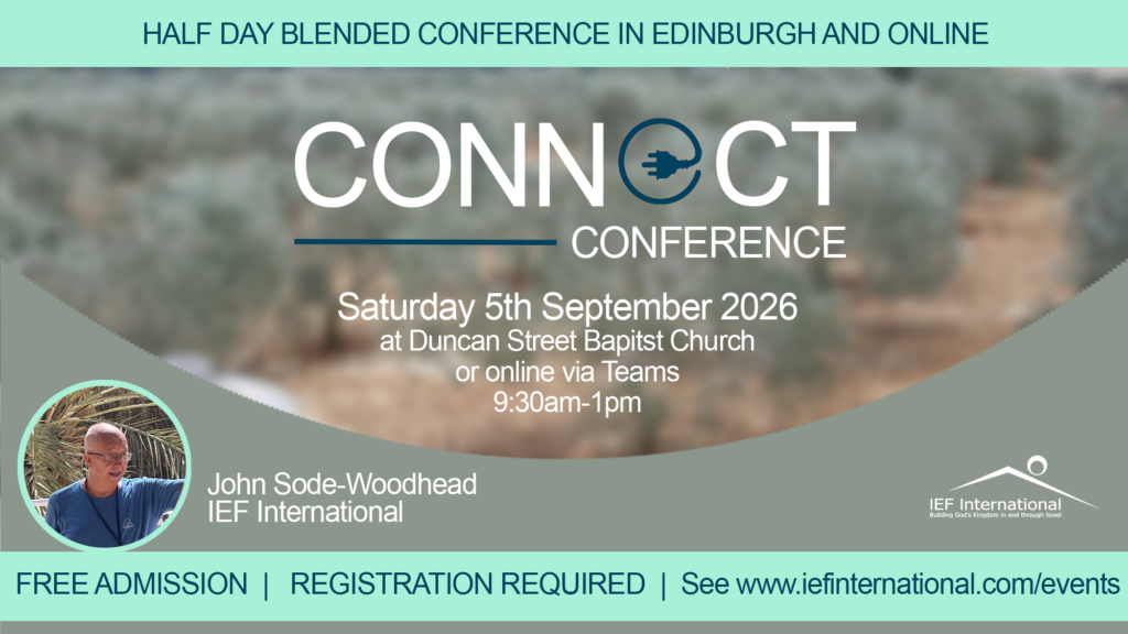 IEF Connect Conference Live link from Israel